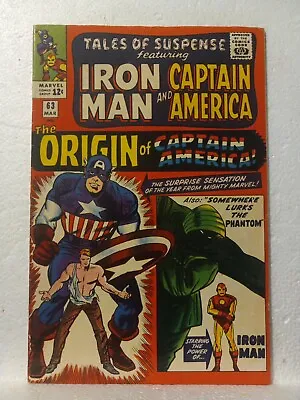 Buy Tales Of Suspence # 63..origin Of Captain America  • 79.06£