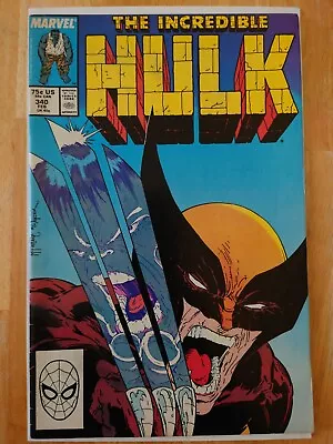 Buy Incredible Hulk #340 Marvel Comics 1988 • 120£