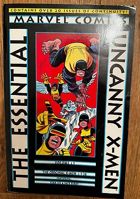 Buy Marvel Comics Essential Uncanny X-Men Volume 1 Xmen #1-24 Paperback TPB Graphic • 14.95£