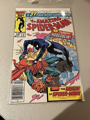 Buy Amazing Spider-Man 275 VF The Origin Of Spider-Man, Steve Ditko Tom DeFalco 1986 • 11.86£