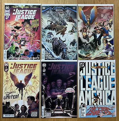 Buy Lot Of 6 Justice League Comic Books Issues #25, 55, Variant 59, 64, 65, 261 • 18.97£