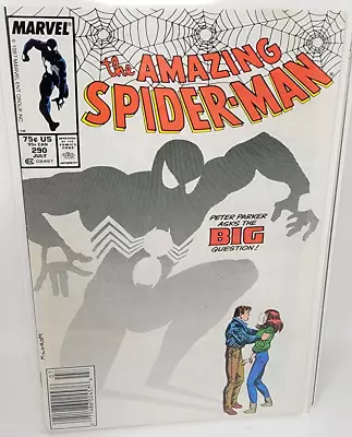 Buy Amazing Spider-man #290 Peter Parker Proposes *1987* Newsstand 8.5 • 11.82£