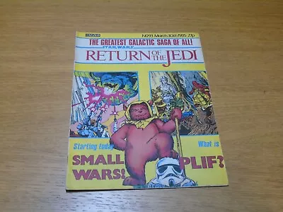Buy Star Wars Weekly Comic - Return Of The Jedi - No 93 - Date 30/03/1985  UK Comic • 8.99£