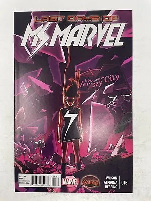 Buy Ms. Marvel #16 2014 1st Meeting Kamala Khan And Carol Danvers MCU Marvel Comics • 12.01£