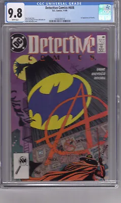 Buy Detective Comics #608 (1989) 9.8 CGC W/P   1st App...ANARKY' Breyfogle Art • 125.10£
