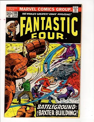 Buy Fantastic Four #130- 1972(THIS BOOK HAS MINOR RESTORATION SEE DESCRIPTION) • 16£