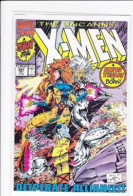 Buy The Uncanny X-MEN #281 1991 A New Team Is Born Wrap Around Cover, VF+ • 2.99£