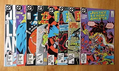 Buy Lot Of *8* JUSTICE LEAGUE OF AMERICA: ≈ #252-261 (VF/NM) Super Bright & Glossy! • 19.73£
