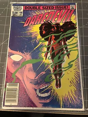 Buy Daredevil #190, 1983 - NEWSSTAND - FRANK MILLER - KEY ISSUE- Marvel Comics - VF+ • 5.20£