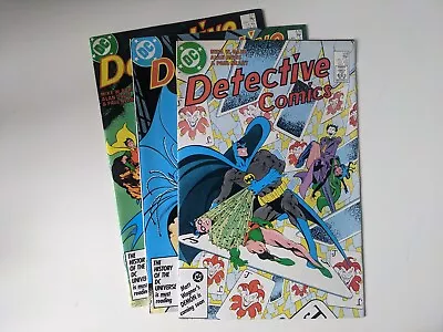 Buy Detective Comics 569, 570, 571 Batman/Joker/Scarecrow Barr/Davis/Neary 1987 • 17£