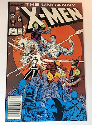 Buy The Uncanny X-Men #229 (1988) Newsstand  1st Team App Reavers FN-VF • 10.27£