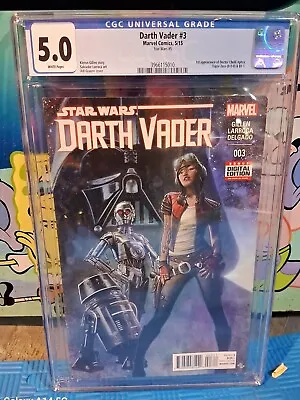Buy Darth Vader #3 Star Wars 1st Doctor Aphra Dr BT-1 Triple Zero 1st Print CGC 5.0 • 59.16£