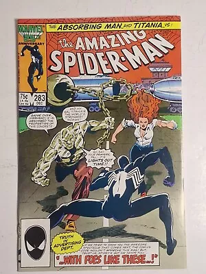 Buy AMAZING SPIDER-MAN #283 1986 Marvel- 1st Cameo App Mongoose-NM Condition • 9.45£