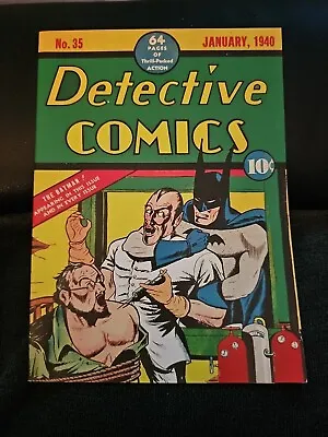 Buy DETECTIVE COMICS 35 BATMAN ORIG-ART Facsimile Cover Reprint Interiors  • 36.15£