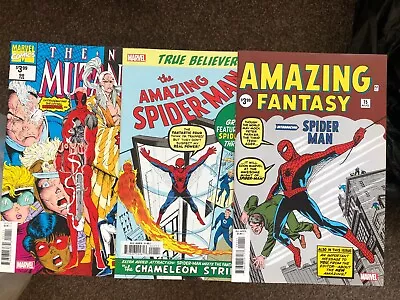 Buy Amazing Fantasy 15, Spiderman 1, Hulk 1,180, Fantastic Four 52, New  Mutants 98 • 69.99£