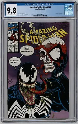 Buy Amazing Spider-Man #347 CGC 9.8 NM/M White Pages Venom Appearance • 275.97£