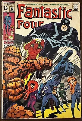 Buy Fantastic Four #82 1st App Of Zorr - Black Bolt, Maximus (1969)  4.0 83 5.0! • 63.95£