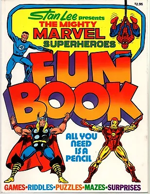 Buy Stan Lee Presents The Mighty Marvel Superheroes Fun Book (1976) Un-Marked NEW • 46.51£