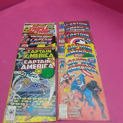 Buy 8 Marvel Captain America And Triple Action Comics *see Description* (81) • 10.50£