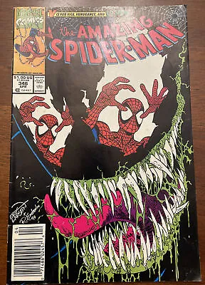 Buy The Amazing Spider-Man #346 - Marvel Comics - 1991 - Venom Erik Larsen Cover • 9.46£
