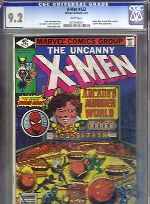 Buy Uncanny X-Men #123  CGC 9.2 WP NM/MT  Marvel Comics 1979 John Byrne • 100.53£