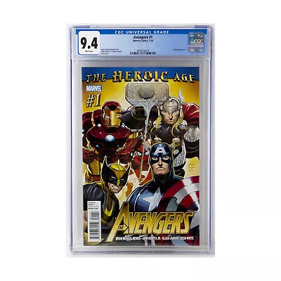 Buy Marvel Comics Novels & Comics Avengers #1 (CGC Graded 9.4) NM • 39.53£