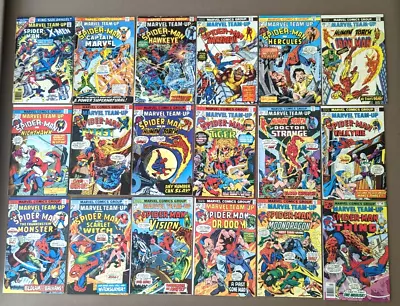 Buy Marvel Team-Up Lot Of 18 Spider-Man: Annual #1,16,22,25,28,29, 33-36,38-44,47 NM • 79.39£