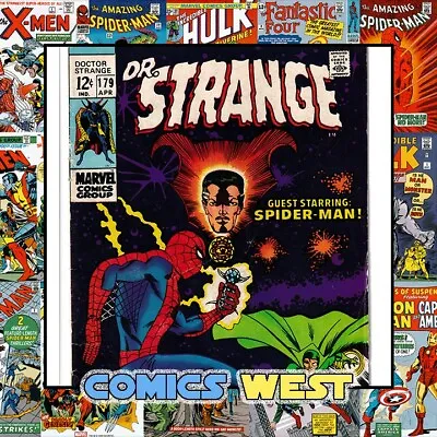 Buy Dr. Strange #179 FN- (5.5) Spider-Man! Multiverse! 1969 Stan Lee! Steve Ditko! • 31.98£