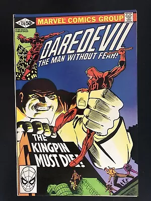Buy DAREDEVIL 170, KEY ISSUE 1st APP KINGPIN IN A DAREDEVIL COMIC! Marvel 1981 • 35£
