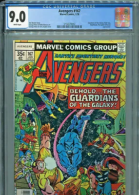 Buy Avengers #167 (Marvel 1978) CGC Certified 9.0 • 64.26£