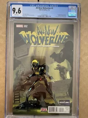 Buy  Marvel All-new Wolverine #2 Cgc 9.6 1st Honey Badger, Gabby, Bellona, Zelda • 199.99£