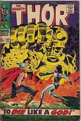 Buy Thor 139 - 1967 - Kirby - Very Good • 15.99£