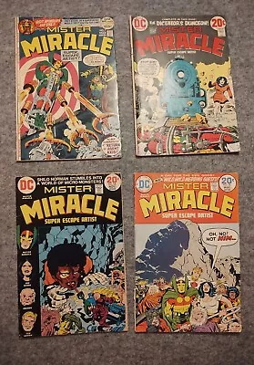 Buy Mister Miracle 7 13 16 18 Lot 1974 Jack Kirby Darkseid Mr Dc 4th World New Gods • 16.56£