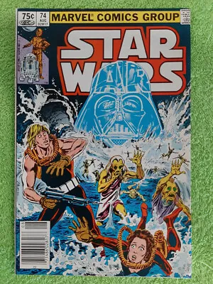 Buy STAR WARS #74 VF-NM : Canadian Price Variant Newsstand Darth Vader Cover RD3399 • 3.42£