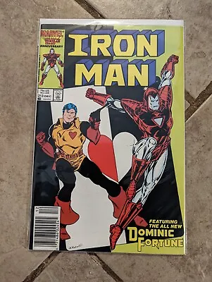 Buy IRON MAN #213 (DECEMBER 1986) Marvel Comics 'NEWSSTAND EDITION' VF/NM • 8.22£
