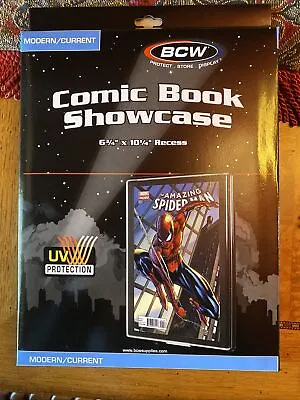 Buy BCW Comic Book Holder UV Showcase CURRENT Wall Mount Display Case Frame Modern • 17.07£