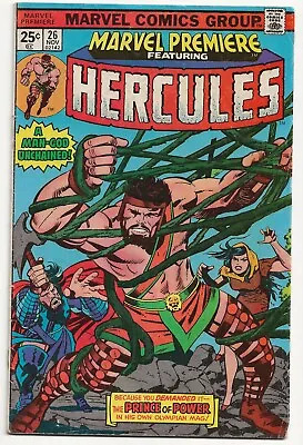 Buy Marvel Premier (1972 Series) # 26 * VG/FN * Marvel * Hercules • 2.40£
