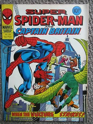 Buy Marvel UK  Spider Man And Captain Britain Comic #239  7th September August 1977 • 8£