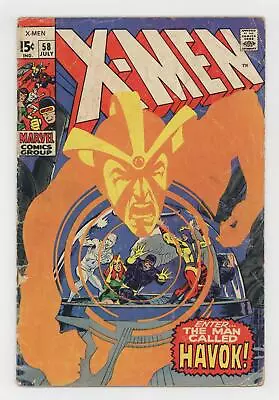 Buy Uncanny X-Men #58 FR 1.0 1969 • 53.64£