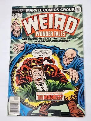 Buy Weird Wonder Tales 20 Reprint Of Strange Tales 97 Marvel Tales 146 Bronze 1977 • 12.78£