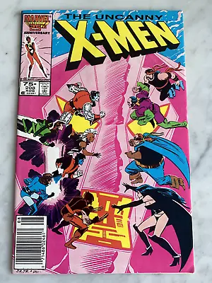 Buy Uncanny X-Men #208 1st Mention Of  Omega  Level Mutant - High-Grade Copy! (1986) • 3.15£