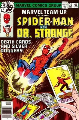 Buy Marvel Team-up Vol:1  #76 Spider-man 1979 Pence Variant • 4.95£