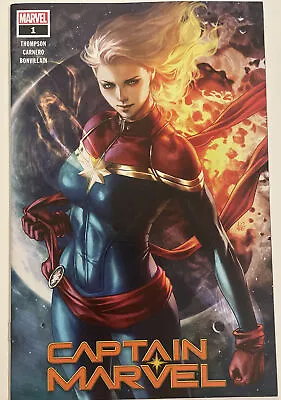 Buy Captain Marvel #1 (2019) Marvel Comics Artgerm Walmart Exclusive Variant VF/NM • 3.21£