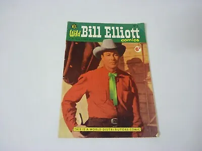 Buy Wild Bill Elliott #2 Cowboy Western Comic 1954 Original 36 Pgs Very Good • 9.99£