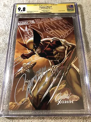 Buy Uncanny X Men 1 CGC 9.8 SS Campbell Wolverine Ed A Variant 1/19 • 315.74£