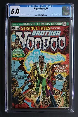 Buy STRANGE TALES #169 ORIGIN 1st BROTHER VOODOO 1973 Doctor Strange MOVIE-2 CGC 5.0 • 157.33£