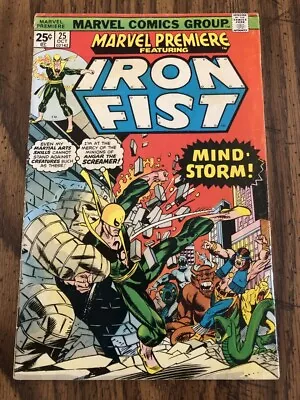 Buy Marvel Premiere - Iron Fist # 25  Fine  6.0  Not  Cgc Rated  1975 Bronze Age • 14.39£