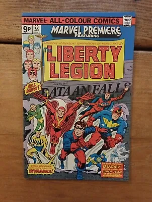 Buy Marvel Premiere 29 First Appearance Of The Liberty Legion 5.0-6.0 • 3.50£