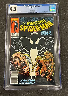 Buy Amazing Spider-Man #255, CGC 9.2, Newsstand Variant,  1st App Black Fox • 81.09£