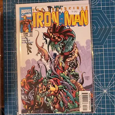 Buy Iron Man #16 Vol. 3 9.0+ 1st App Marvel Comic Book V-142 • 2.79£
